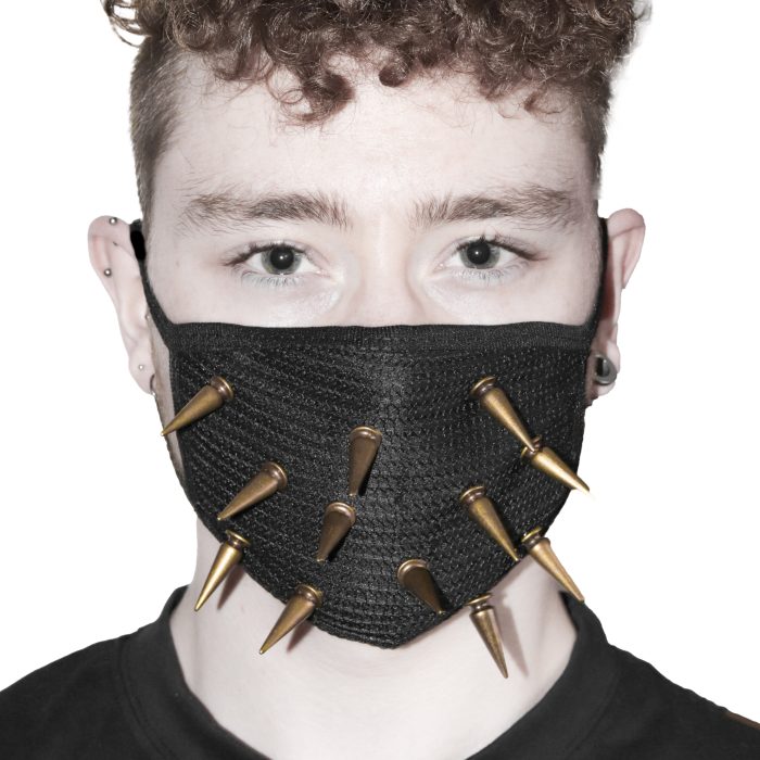 S-3 Golden Spiky Mask - Image 3