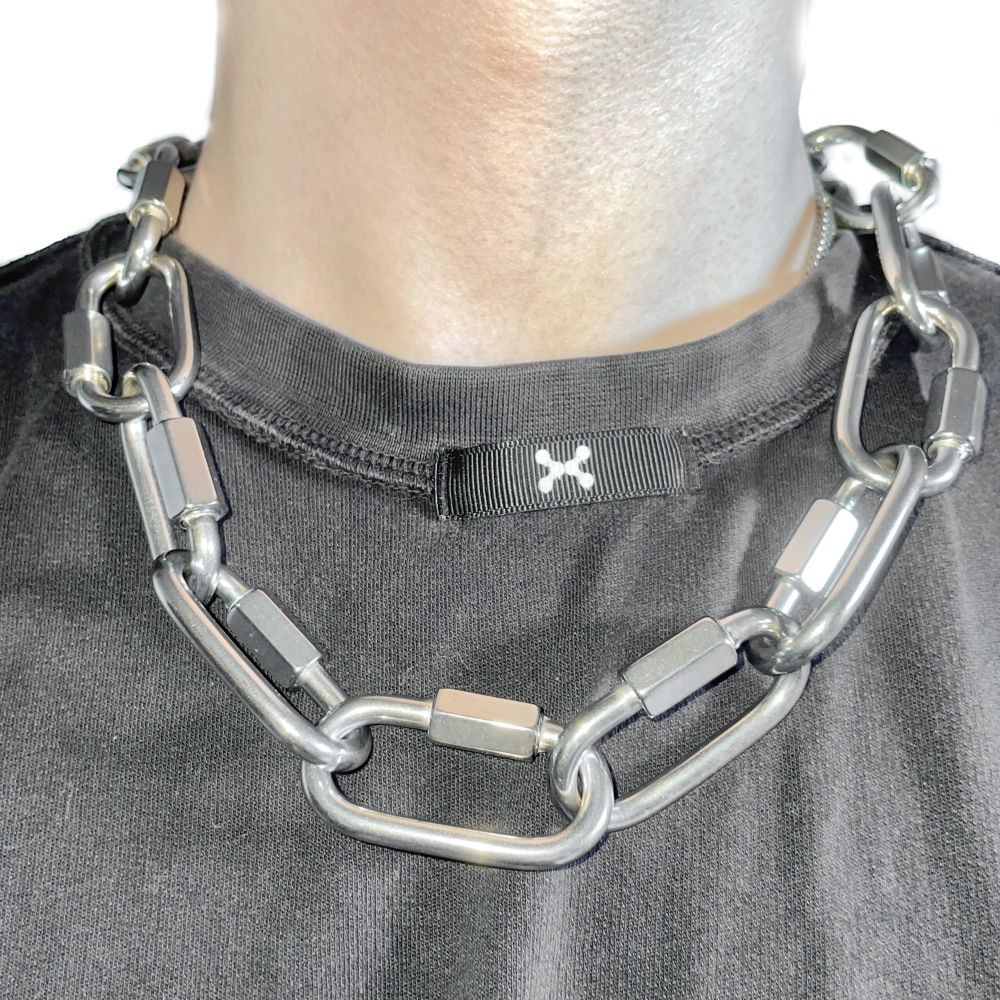 Combat Necklace Stainless Steel Silver