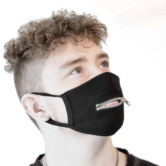 S-4 Silver Zipped Mask - Image 4