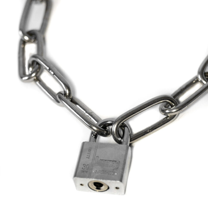 Locked Necklace Stainless Steel Silver 5MM - Image 7