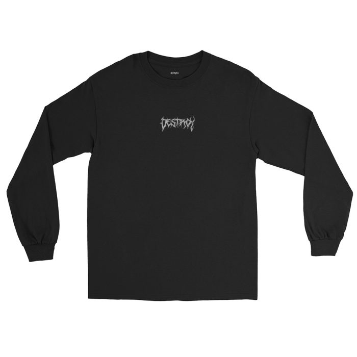 Long Sleeve Embroider Destroy v1 - Image 2