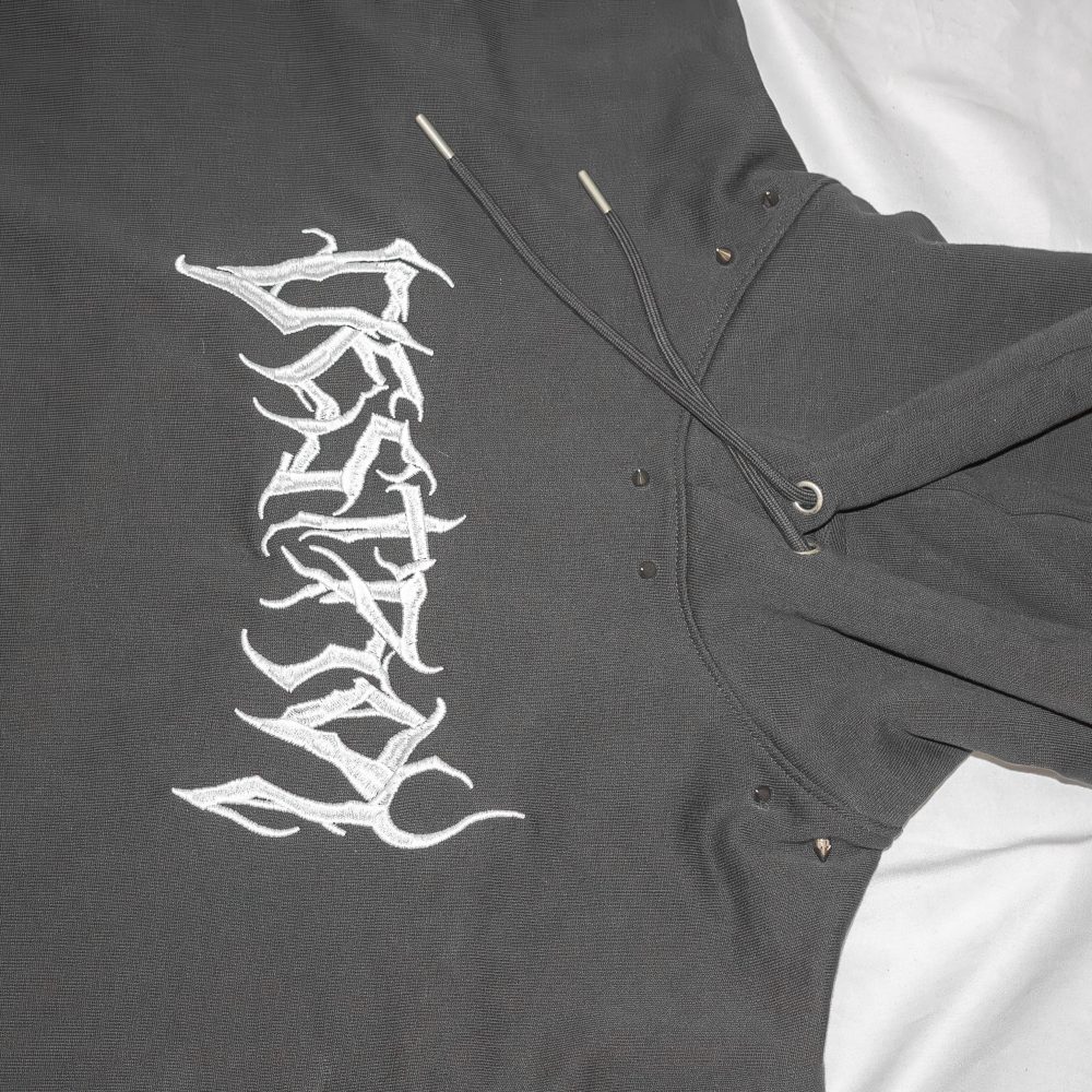 Custom SPIKED Hoodie DESTROY EMB - Image 8