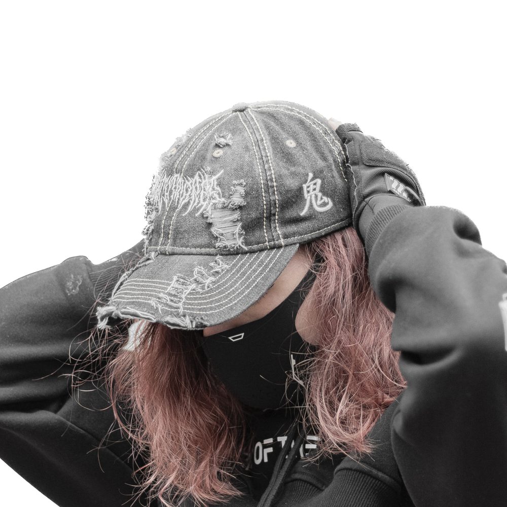 Vintage Embroidered Denim Cap
