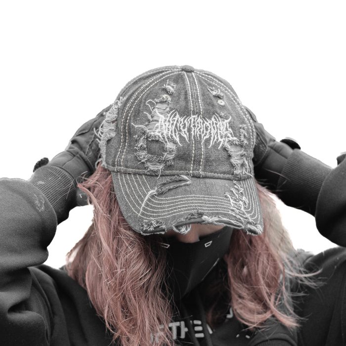 Vintage Embroidered Denim Cap - Image 4