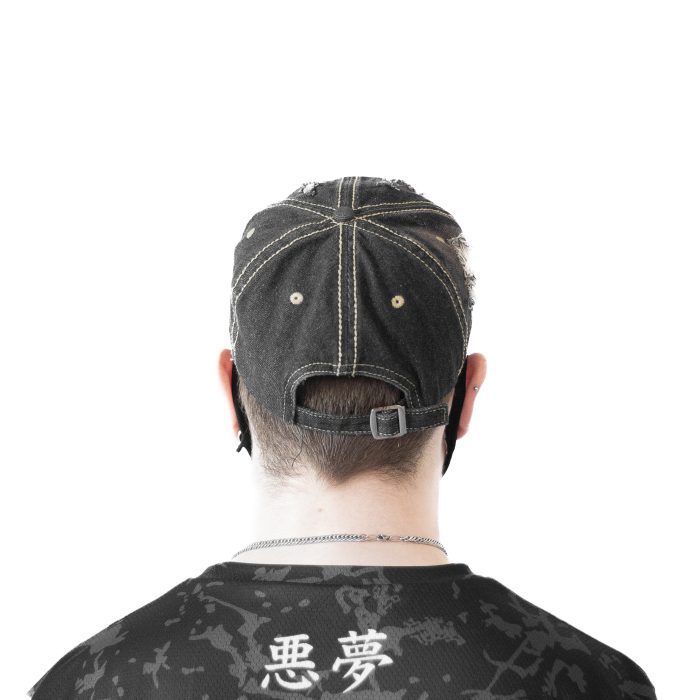 Vintage Embroidered Denim Cap - Image 6